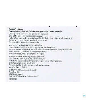 Exacyl comp 100x250mg