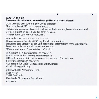 Exacyl comp 100x250mg