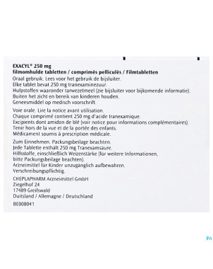 Exacyl comp 100x250mg