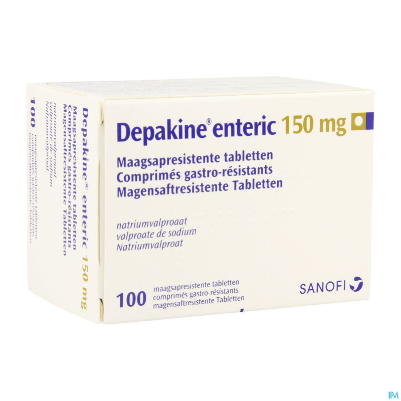 Depakine drag  enteric  100 x 150mg