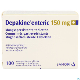 Depakine drag  enteric  100 x 150mg