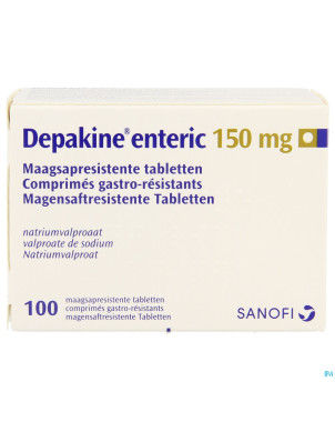 Depakine drag  enteric  100 x 150mg