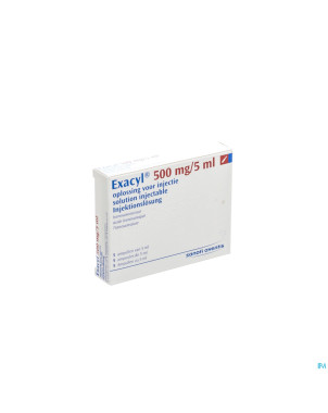 Exacyl amp inj 5x500mg/5ml cfr 3070406
