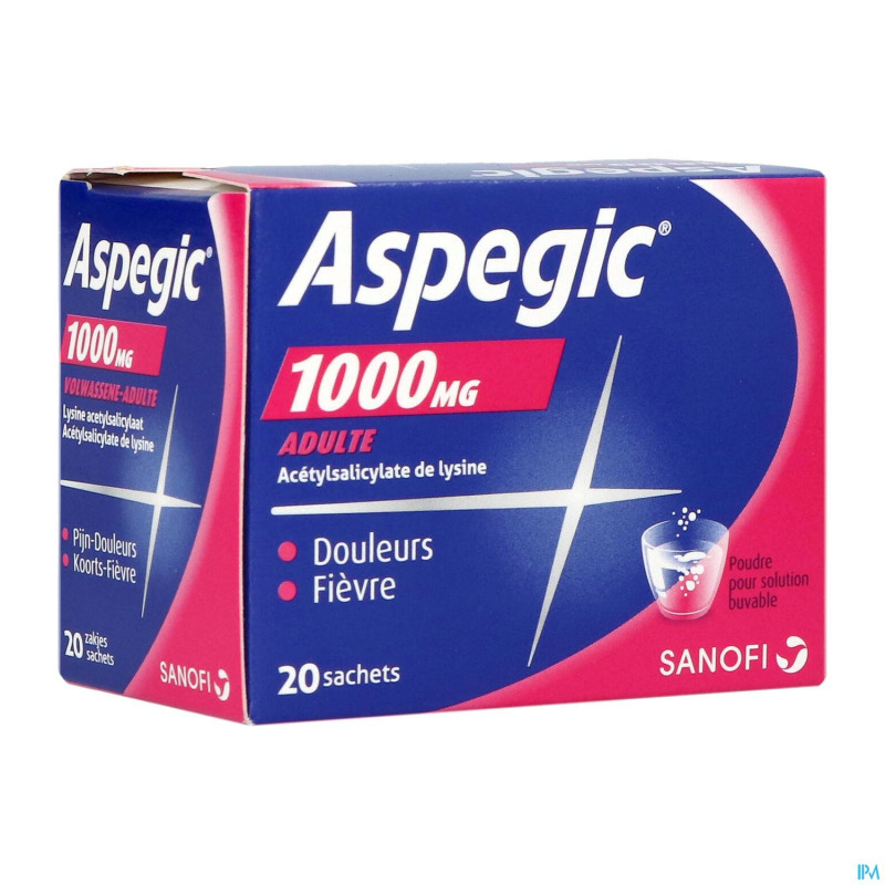Aspegic 1000 pulv 20x1000mg ad