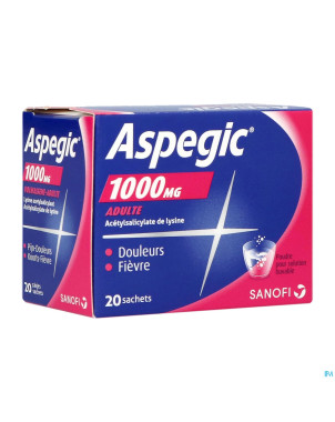 Aspegic 1000 pulv 20x1000mg ad