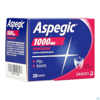 Aspegic 1000 pulv 20x1000mg ad
