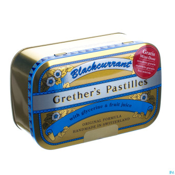 Grether's pastilles blackcurrant past 440g