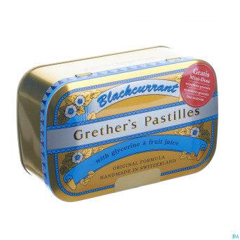 Grether's pastilles blackcurrant past 440g