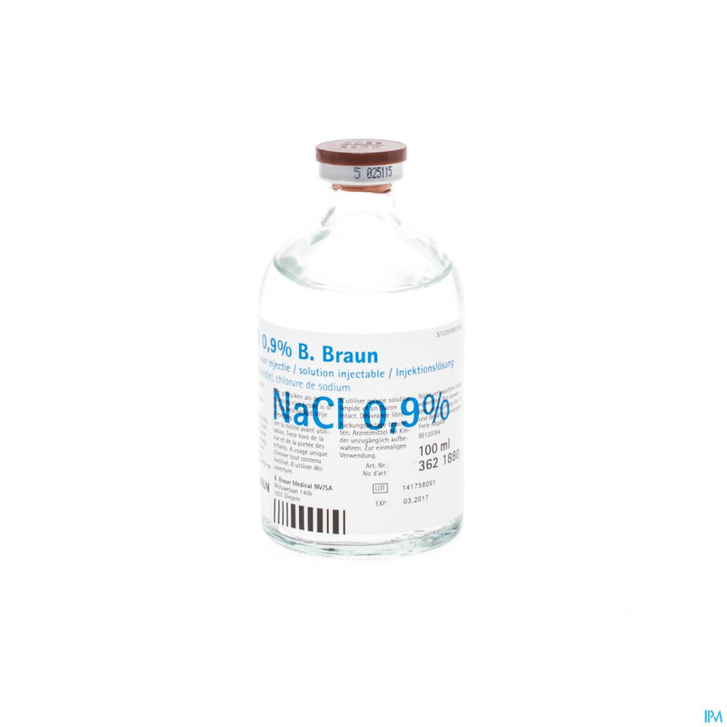 Br- gl/vr nacl 0,9% flapul 100 ml