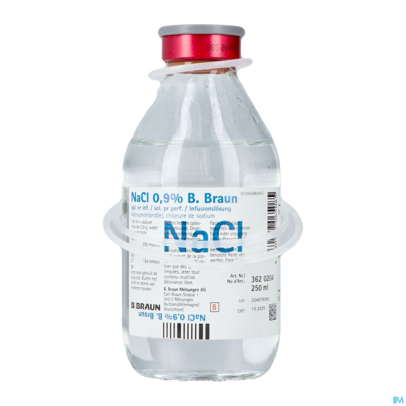 Br- gl/vr nacl 0,9% 1 x 250 ml