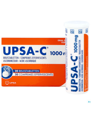 Upsa-c 1g comp efferv.  20