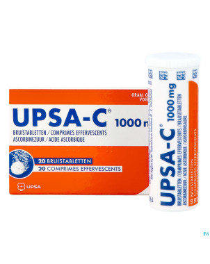Upsa-c 1g comp efferv.  20