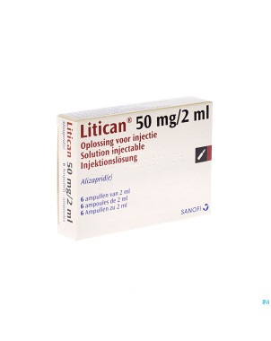 Litican amp inj 6 x 50 mg/2 ml