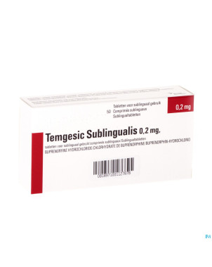 Temgesic sublingualis comp  50 x 0,216mg