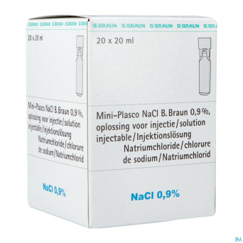 Mini plasco nacl 0,9 % amp20x20ml
