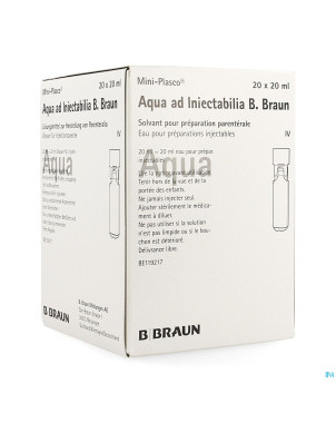 Mini plasco aqua pro inj amp20x20ml