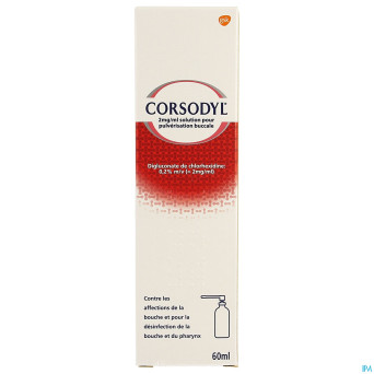 Corsodyl 2mg/ml spray