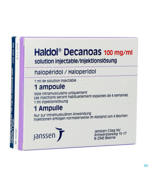 Haldol decanoas amp 1 x 1 ml 100 mg/ml