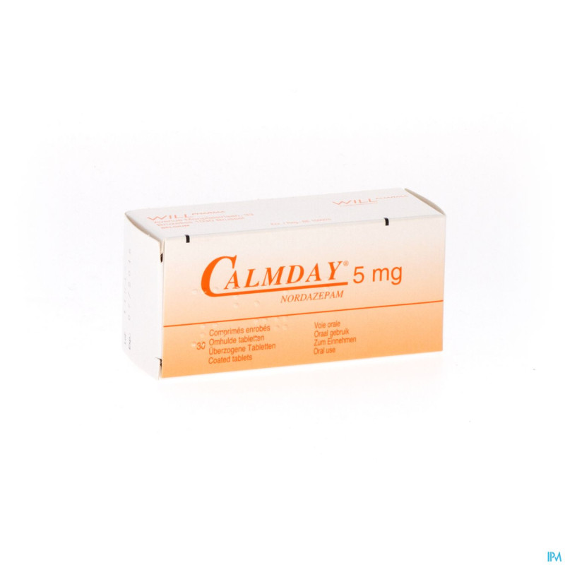 Calmday  5mg drag  30x 5mg