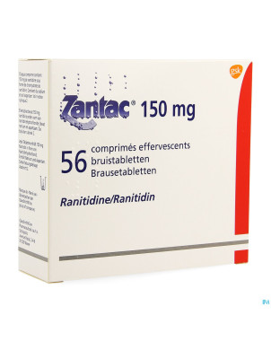 Zantac 150 comp sol  56 x 150 mg