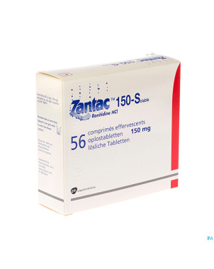 Zantac 150 comp sol  56 x 150 mg