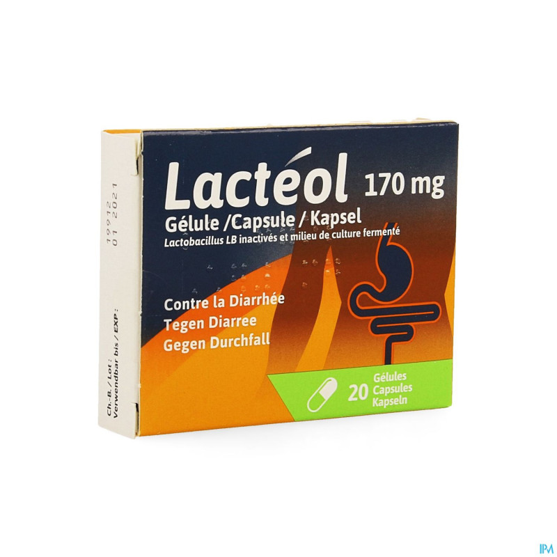 Lacteol 170mg caps  20