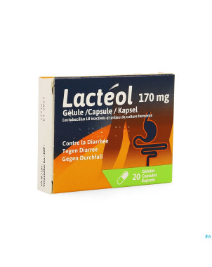 Lacteol 170mg caps  20
