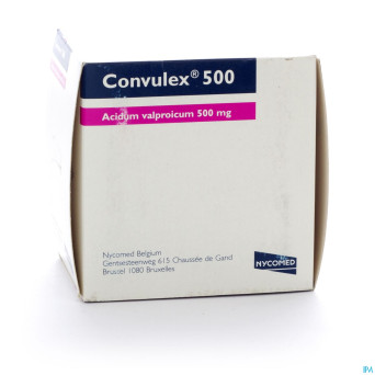 Convulex 500 lib.modifiee caps molles 100 x 500mg