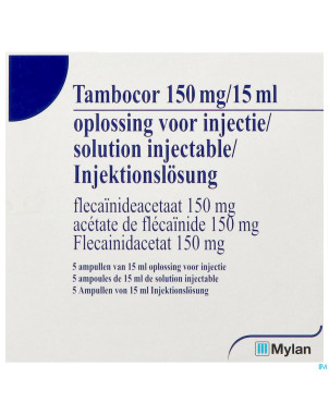 Tambocor amp iv 5 x 150 mg/15 ml