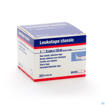 Leukotape classic blanc    5,00cmx10m 1 0170300
