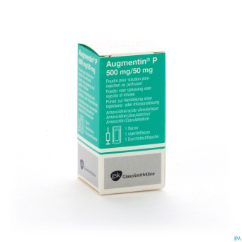 Augmentin p fl inj 1 x 500 mg-50 mg
