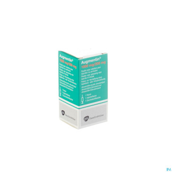 Augmentin fl inj iv 1 x 1 g-200 mg