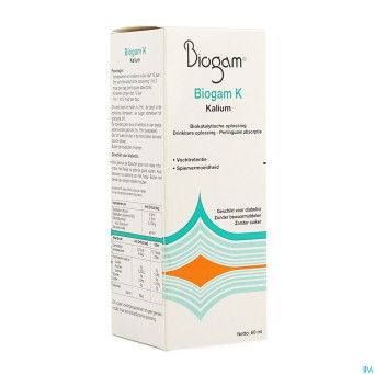 Biogam k    fl 60ml