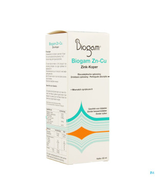 Biogam zn-cu    fl 60ml