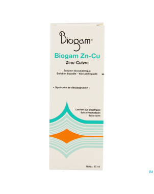 Biogam zn-cu    fl 60ml