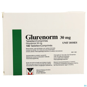 Glurenorm comp  100 x 30 mg
