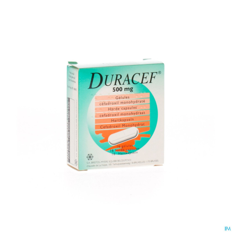 Duracef caps 16x500mg