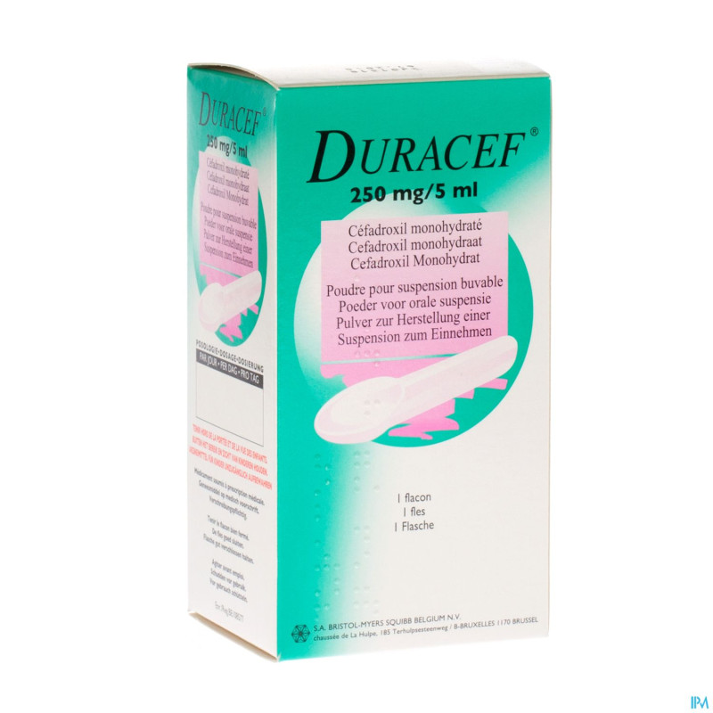 Duracef susp or 1x80ml  250mg/5ml