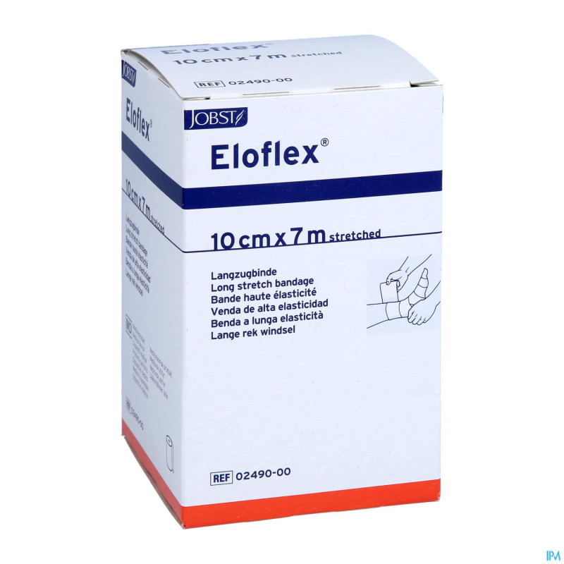 Eloflex bande elast compres.legere 10cmx7m 0249000