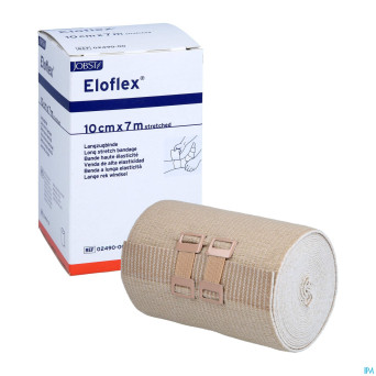 Eloflex bande elast compres.legere 10cmx7m 0249000