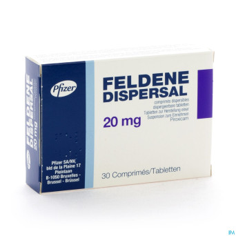 Feldene dispersal comp sec 30x20mg