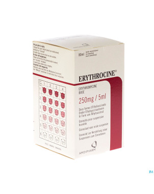 Erythrocine sir 1 x 80 ml 250mg/5ml