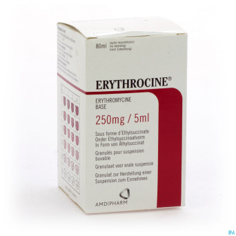 Erythrocine sir 1 x 80 ml 250mg/5ml