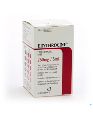 Erythrocine sir 1 x 80 ml 250mg/5ml