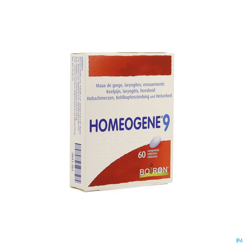 Homeogene n 9    comp 60 boiron