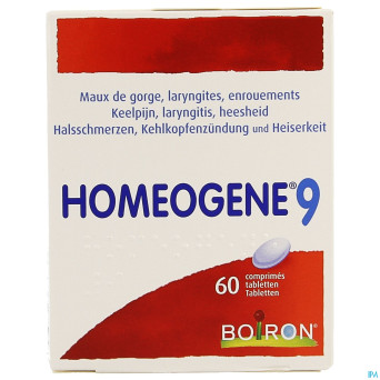 Homeogene n 9    comp 60 boiron