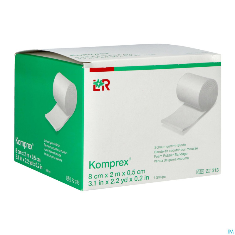 Komprex binde    8cmx 2m epais.0,5cm 22313