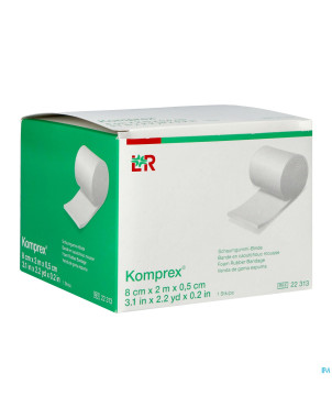 Komprex binde    8cmx 2m epais.0,5cm 22313