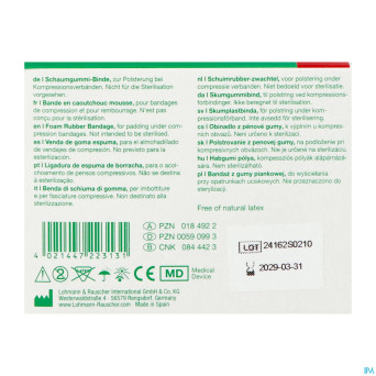 Komprex binde    8cmx 2m epais.0,5cm 22313