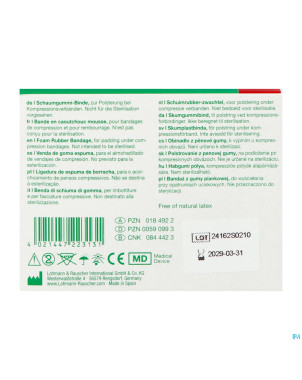 Komprex binde    8cmx 2m epais.0,5cm 22313